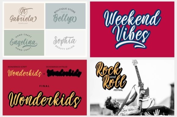 All-in-One Handwritten Font Bundle – 50 Premium Fonts