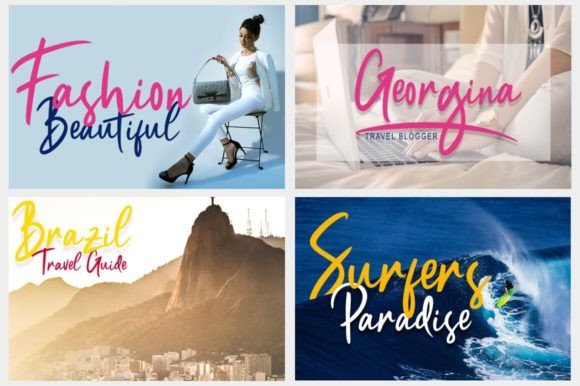 All-in-One Handwritten Font Bundle – 50 Premium Fonts