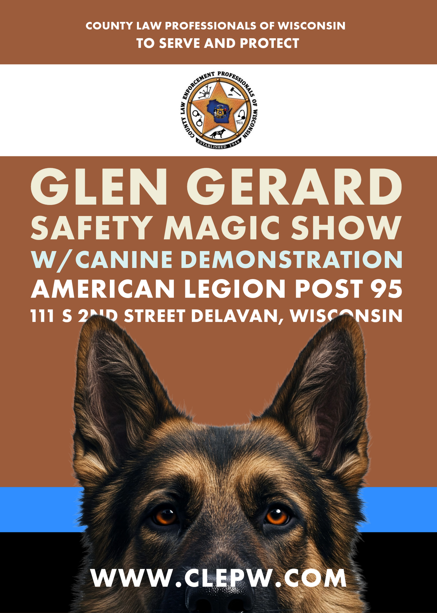 Witness Illusion Excellence: CLEPW Safety Magic Show & Canine Demonstration (Nov 30, 2025)